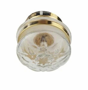 Dollhouse Miniature LED Battery Clear Etched Ceiling Lamp by Houseworks - Picture 1 of 1