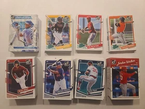 2023 Donruss Baseball Complete Base Set 1-290 + 10 Variations (300 cards total) - Picture 1 of 3