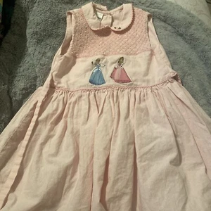 Walt Disney World Kleinkind Prinzessin Kleid rosa bestickt Aschenputtel Aurora XXS - Bild 1 von 9