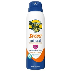 Banana Boat - Sport Mineral Water Sweat Resistant Sunscreen Spray - SPF 50, 5oz - Picture 1 of 5