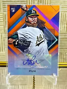 2020 Topps Fire Fire Auto Orange /99 AJ Puk #FA-AP Rookie Auto RC - Picture 1 of 2