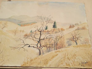 Aquarell von KARL OLSEN Augsburg Ebingen Balingen 1946 - Bild 1 von 1