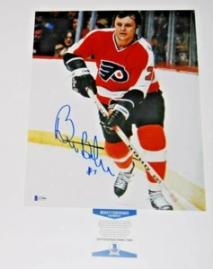 BILL BARBER signed (PHILADELPHIA FLYERS) Hockey 11X14 photo BECKETT BAS #1 - Picture 1 of 1