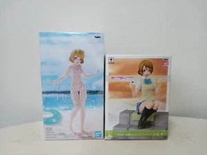 Juego de 2 figuras Love Live Hanayo BP EXQ versión de verano y SQ después de la escuela sin usar Japón - Imagen 1 de 14