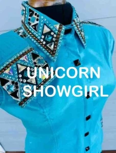 Western Show Shirt Showmanship Shirt Horsemanship Shirt - Picture 1 of 5