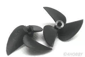2x Schiffsschraube L+R 3,0x32mm Links Rechts Boot Propeller RC Boot 3-Blatt - Bild 1 von 3