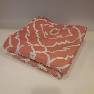 Envogue Hidden Tab Curtains Mediterranean Scroll 40x86" - Image 1 of 4