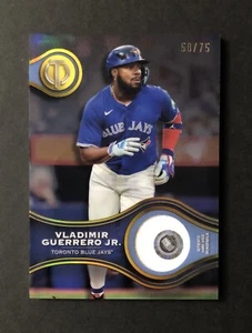 2025 Topps Tribute - (Vladimir Guerrero Jr.) Stamp of Approval Relic (58/75) - Picture 1 of 6