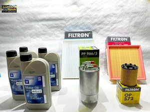 KIT TAGLIANDO OPEL CORSA D 1.3 CDTI 55 66 KW 75 90 CV 4L OPEL 5W30 + 4 FILTRI - Foto 1 di 3