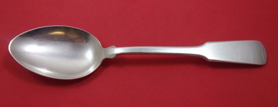Colonial Fiddle by Tuttle Sterling Silver Serving Spoon 9" Heirloom - Image 1 of 2