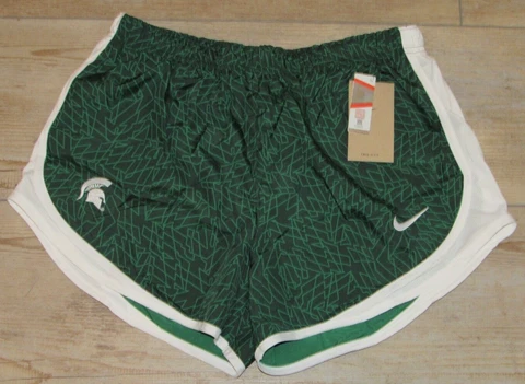 Nike Michigan State Spartans Tempo Running Exercise Lined Shorts size Women's XL Cover