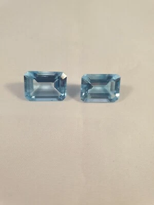 Небесно-голубой восьмиугольник топаз 18 x 13 - Изображение 1 из 4