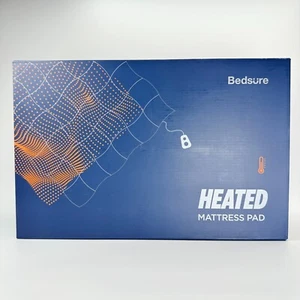 Bedsure Electric Heated Blanket & Mattress Pad Auto Shut Off 39"x80" New in Box - Picture 1 of 12