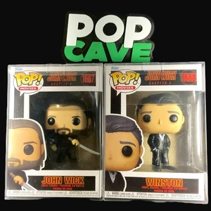 JOHN WICK & WINSTON (BEIDE) JOHN WICK CHAPTER 4 SET (Keanu Reeves) Pop Cave 2024 - Bild 1 von 21