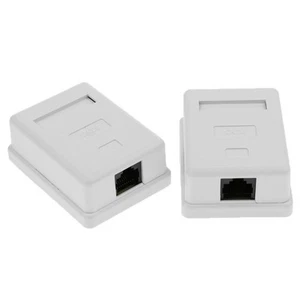2x cat six Outlet Box Combo - Afbeelding 1 van 6
