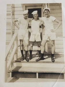 Vintage Marine Küstenwache Fotos x2 - s/w - ca. Je 5” B x 7” T - Bild 1 von 14