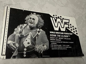 Tarjeta biográfica Hasbro Doing The Clown WWF - WWE - Figura Hasbro - Lucha libre - Imagen 1 de 2