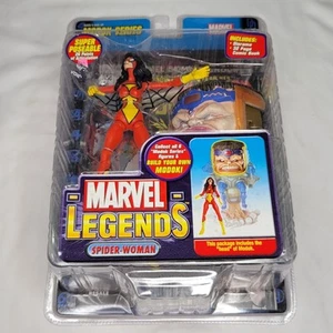 Spider-Woman Action Figure Marvel Legends Modok Series Toy Biz 2006 Red Costume - Picture 1 of 4