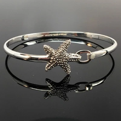 PULSERA PULSERA PLATA ESTERLINA PEZ ESTRELLA Playa Joyería Dama de honor Regalo BODA Foto 1 de 2