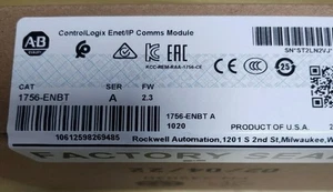 Nuevo módulo sellado Allen Bradley 1756-ENBT SER A EtherNet/IP ControlLogix - Imagen 1 de 3