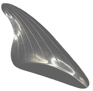 Max Standager Denmark Sterling Silver 925 Abstract Minimalist Brooch Pin Vtg MS - Picture 1 of 10