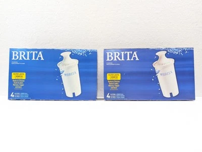 Brita 0B03 Genuine Standard Replacement Filters 2 Pack 8 Total Filters Sealed - Image 1 of 4