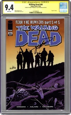 Walking Dead #66 CGC 9.4 SS Kirkman/Rathburn 2009 1431845010 - Image 1 of 2