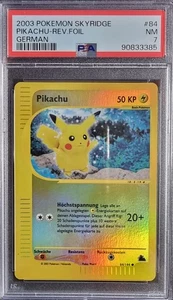 Pokemon | Pikachu | Reverse Foil | Skyridge 84/144 | PSA 7 | Deutsch - Bild 1 von 2