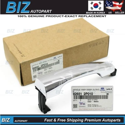 Genuine Outside Door Handle FR RR LH RH for 2011-2015 Kia Sorento 82651-2P010 - Image 1 of 4