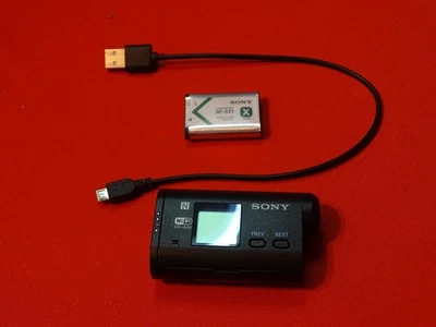 Sony HDR-AS30V Wi-Fi GPS Full HD 1080p Action Camera 64GB Card, Batt, Multi Cabl - Image 1 of 4