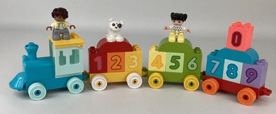 Lego Duplo My First Number Train Toddler Building Block Toy kid Figures Dog 100% - Image 1 of 4