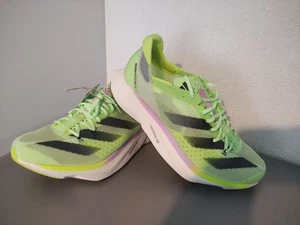 UK 10.5 Adidas Adizero Adios Pro 3 - Green Spark/ Lucid Lemon (IG6445)  - Picture 1 of 6