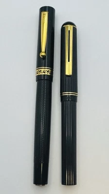 Lote 2 Plumas Estilográficas Piloto Vintage, Personalizadas 72 y Justus con Plumín Ajustable REPARACIÓN Foto 1 de 4