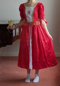 Damen Königin der Herzen Kostüm Teenager Kinder Buch Tag Kostüm Outfit - Bild 1 von 8