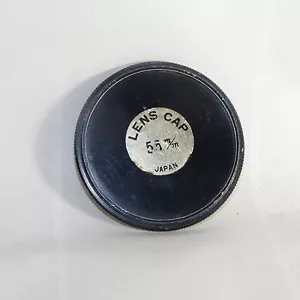 55mm Screw-in Metal Lens Front Cap with Male Threads for Filter Stack Storage - Picture 1 of 2