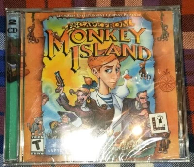 Escape From Monkey Island PC CD-ROM Video Game NEW Sealed - Image 1 of 4