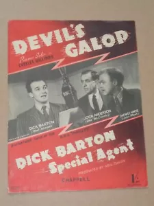 Charles Williams - Dick Barton Special Agent BBC TV Series sheet music - Picture 1 of 1