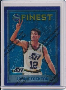 1995/96 TOPPS FINEST JOHN STOCKTON #15 - Foto 1 di 2