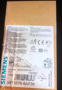 1pc New Siemens 3RT1076-6AP36 Contactor Fast Ship - Picture 1 of 3