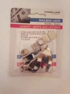 Prime Line Mailbox Lock, 5 Cam, Na14 Key, Threaded Body S4573 - Picture 1 of 2