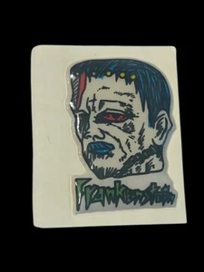 Frankenstein Universal Monster Puffy Sticker Decal Vtg Halloween Horror Taiwan - Picture 1 of 3