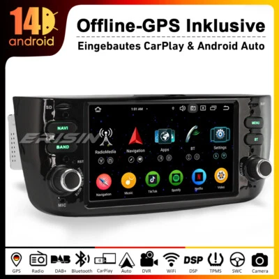 Android 14 Autoradio GPS CD Navi Fiat Grande Punto Linea WIFI Canbus Carplay DSP - Bild 1 von 4