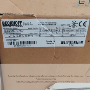 Servoaccionamiento BECKHOFF AX2503-B750 AX2503-B750 nuevo - Imagen 1 de 4