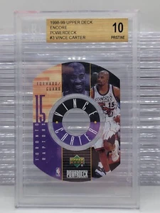 1998-99 Upper Deck Encore POWERDECK Vince Carter PRISTINE BGS 10 Rookie Rare RC - Picture 1 of 2