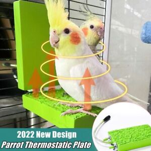 Parrots Birds Bird Heater for Cage Bird Perch Stand Parrot Thermostatic Plate