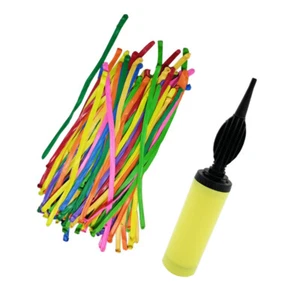 100 Stück lange Luftballons Mehrfarbige Modellierballons Ballons für Tierformung - Bild 1 von 7