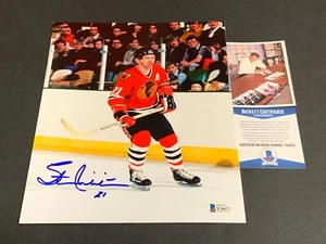 Stan Mikita Chicago Blackhawks Autographed Signed 8x10 Beckett COA . - Picture 1 of 1