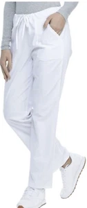 Pantalón para mujer Scrubstar talla 2X grande núcleo blanco esencial elástico - Imagen 1 de 5
