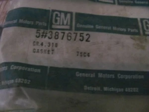 NOS GM 3876752 Transmission Rear Bearing Extension Gasket 1966-1981 - Picture 1 of 2