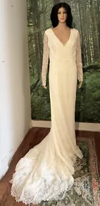 White By Vera Wang Size 10 Pre-owned - Picture 1 of 13
